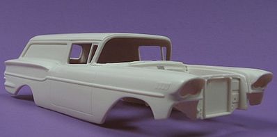 JimmyFlintstone 1958 Chevy Sedan Delivery Body for AMT Resin Model Vehicle Accessory 1/25 Scale #nb195
