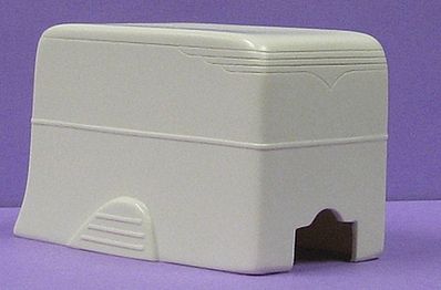 JimmyFlintstone 1950s Auro Cargo Box Trailer Body Resin Model Vehicle Accessory 1/43 Scale #nb3