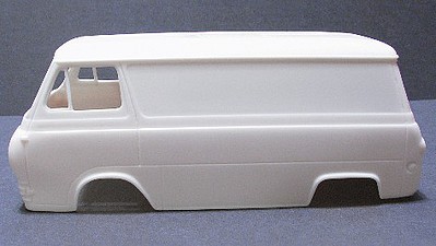 JimmyFlintstone 1/25 Ford Econoline Van Body for LND Little Red Wagon or Dodge Wheelstander