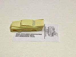 1949 Mercury Super Pro Mod Body Resin Slot Car Body HO Scale #sl10