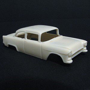 Jimmy Flintstone 1955 Chevy 150 Street Body for 4-Gear Chassis -- Resin Slot Car Body -- HO Scale -- #sl35