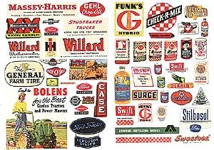 1940s & 1950s Household HO Scale Consumer Product Posters