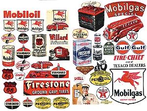 1950's 182 JL Innovative HO/HOn3 Household Posters & Signs 1940's 