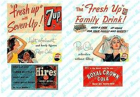 Vintage Soft Drink Billboards 1930's to 1960's