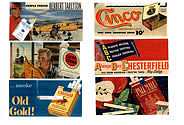 JL 1930-1960s Vintage Tobacco Signs Model Railroad Billboard HO Scale #213