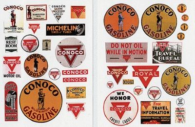 JL Innovative Design #488 Shell Vintage Gas Station 30-50s Paper Signs 92 