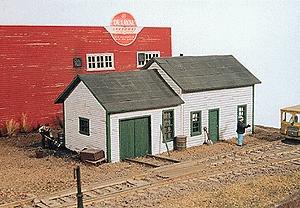 JL East Junction Section House Kit Model Railroad Building HO Scale #261
