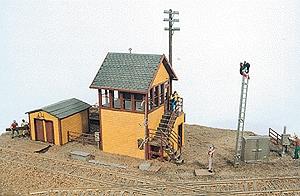 JL Bagwell Junction Tower Kit Model Railroad Building HO Scale #291