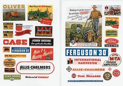 50's Auto & Transportation Billboard signs 1/32nd Scale 172 1940's 