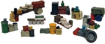 JL Stacks of Stuff Junk Piles Model Railroad Building Accessory HO Scale #500