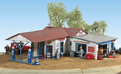 JL Marble Rock Garage Kit Model Railroad Building HO Scale #591