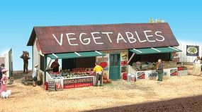JL Doobie Chase & Co. Fruits & Vegetables Model Railroad Building HO Scale #611