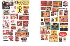 JL Saloon & Tavern Posters & Signs 1930's to 1950's Model Railroad Billboard N Scale #633