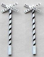 Custom Tiger Striped Steam Era Crossbuck