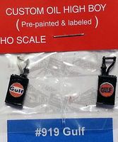 JL Custom Oil Highboy Gulf Model Railroad Building Accessory HO Scale #919 JL Custom Oil Highboy Gulf Model Railroad Building Accessory HO Scale #919