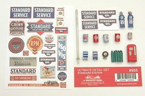 JL Ultimate Detail Set Standard Gas Station Model Railroad Building Accessory HO Scale #955 JL Ultimate Detail Set Standard Gas Station Model Railroad Building Accessory HO Scale #955