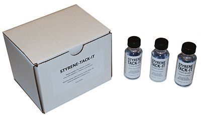 JMD Styrene Tack-It (12) Plastic Model Cement Bottle #701