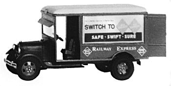 Jordan 1929 Model AA Ford Railway Express Truck Plastic Model Kit HO Scale #214