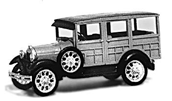 Jordan 1929 Model A Ford Station Wagon Plastic Model Kit HO Scale #217