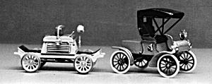 Jordan 1904 Oldsmobile & Olds Inspection Car Plastic Model Kit HO Scale #228