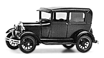 Jordan 1928 Model A Ford Tudor Sedan Plastic Model Kit HO Scale #236