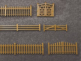 JTP Assorted Fencing HO Scale Model Railroad Building Accessory #97127