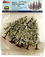 JTT Evergreen Snow Trees 3''- 5'' HO Scale Model Railroad Tree Scenery