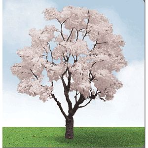 JTT Blossoming Cherry Trees HO Scale Model Railroad Tree #92321