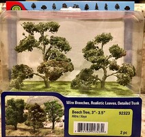 JTT Pro Elite Beech Tree 3'' to 3.5'' Model Railroad Tree Scenery #92323