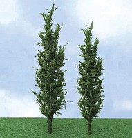 JTT Poplar Trees 7-8'' O Scale Model Railroad Tree Scenery #92418