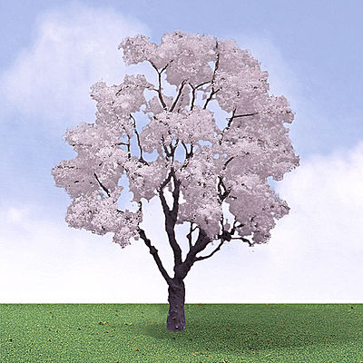 JTT Professional Series Blossoming Cherry Trees 2-1/2 6.4cm Tall - HO-Scale (3)