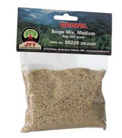 JTT Medium Gravel Beige Mix 7oz 200 grams Model Railroad Ground Cover #95229 JTT Medium Gravel Beige Mix 7oz 200 grams Model Railroad Ground Cover #95229