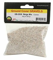 JTT Coarse Gravel Beige Mix 7oz 200 grams Model Railroad Ground Cover #95230 JTT Coarse Gravel Beige Mix 7oz 200 grams Model Railroad Ground Cover #95230