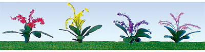 JTT Petunias Plants 3/8 HO Scale Model Railroad Grass Scenery #95550