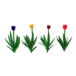 JTT Tulips (Assorted Colors) HO Scale Model Railroad Flower #95554