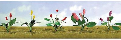 Assorted Flower Plants #3 10/pk JTT Scenery Products 95562 O Scale 