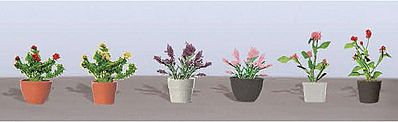 JTT Scenery Products 95570 Flower Plants Potted Assortment Set #3 O-scale 6/pk for sale online 