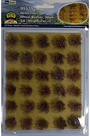 JTT Detachable Wheat Bushes HO Scale Model Railroad Ground Cover #95579