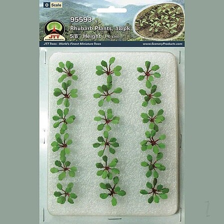 JTT Rhubarb Plants O Scale Model Railroad Farm Scenery #95593