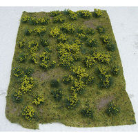 JTT Flowering Meadow Mat Yellow Sheet Model Railroad Grass Mat #95605