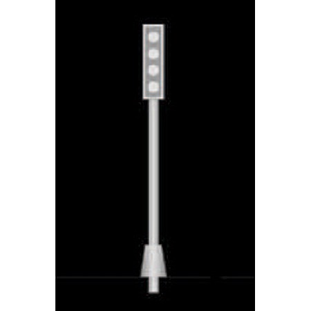 JTT Traffic Light Poles 1/4 (4) O Scale Model Railroad Street Light #97301