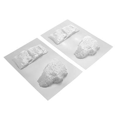JTT Face Rock pattern 7.5 x 12 (2) Scale Model Scratch Building Plastic Sheet #97472