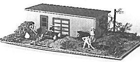 JV Motor Car House (2) N Scale Model Railroad Building #1006 JV Motor Car House (2) N Scale Model Railroad Building #1006