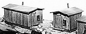 JV Bunkhouses Wood Kit (2) N Scale Model Railroad Building #1011 JV Bunkhouses Wood Kit (2) N Scale Model Railroad Building #1011