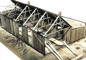 JV Lucas Sawmill N Scale Model Railroad Building #1021 JV Lucas Sawmill N Scale Model Railroad Building #1021