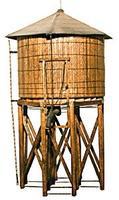 JV Branchline Wood Water Tower Kit HO Scale Model Railroad Building #2012 JV Branchline Wood Water Tower Kit HO Scale Model Railroad Building #2012