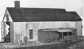 JV Haliburton Engine House Kit HO Scale Model Railroad Building #2024 JV Haliburton Engine House Kit HO Scale Model Railroad Building #2024