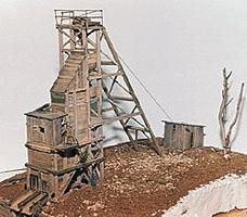 JV Burnt River Mine Co. Wood Kit (Scale 23 x 53') O Scale Model Railroad Building #4019