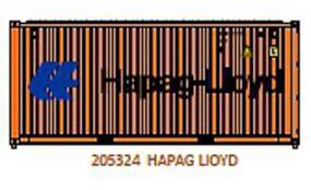 JackTermCo N HAPAG 20'STD CONT 2PK JackTermCo N HAPAG 20'STD CONT 2PK
