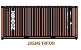 JackTermCo N TRITON 20'STD CONT 2PK JackTermCo N TRITON 20'STD CONT 2PK